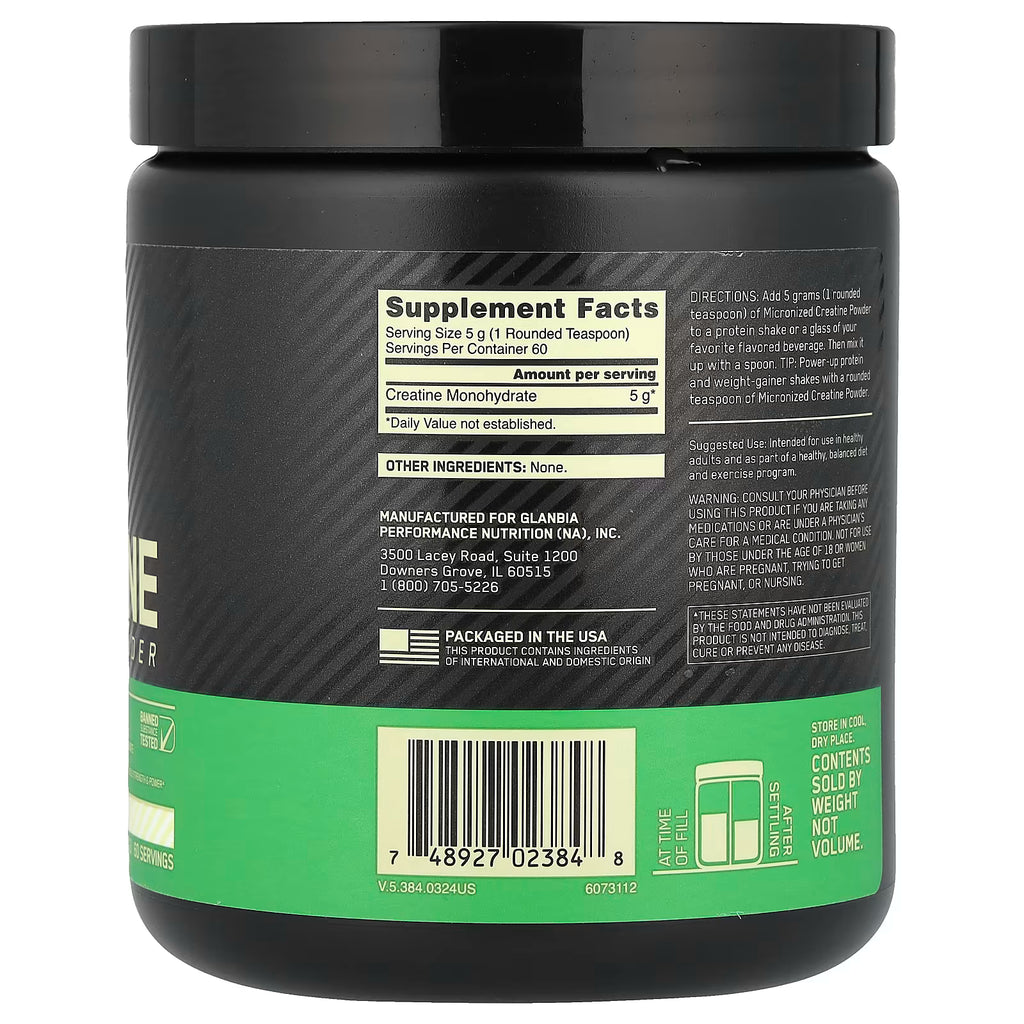 Creatina Optimum Nutrition 300 gr